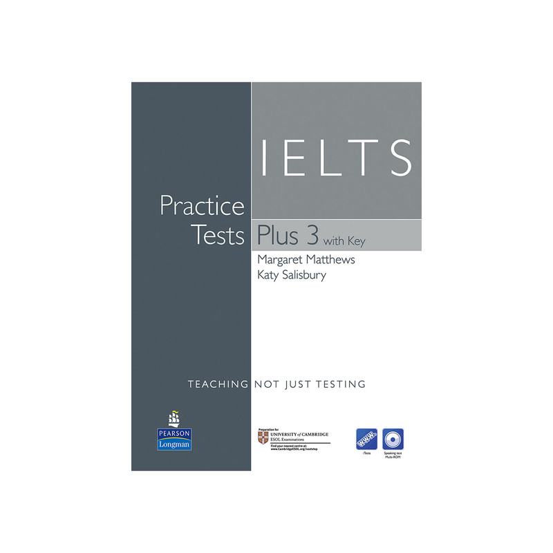 کتاب زبان IELTS Practice Tests Plus 3 with Key انتشارات جنگل