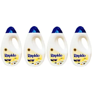 مایع دستشویی کرمی راپیدو با رایحه شیر کاکائو و عسل حجم 2000 میلی لیتر مجموعه 4 عددی