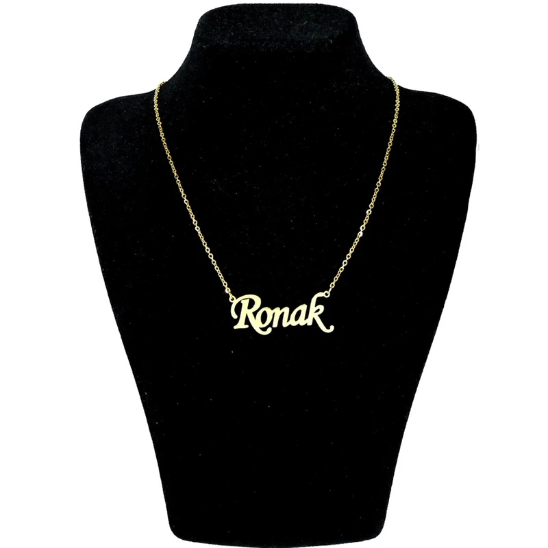 گردنبند زنانه طرح روناک کد X90