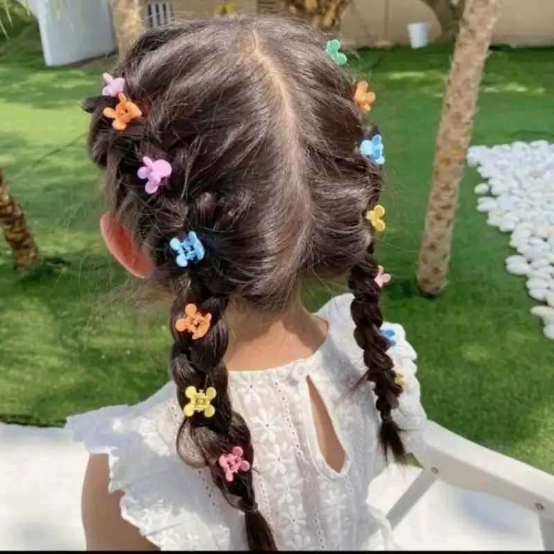 ست کش و کلیپس مو زنانه مدل لیزری بسته 65 عددی