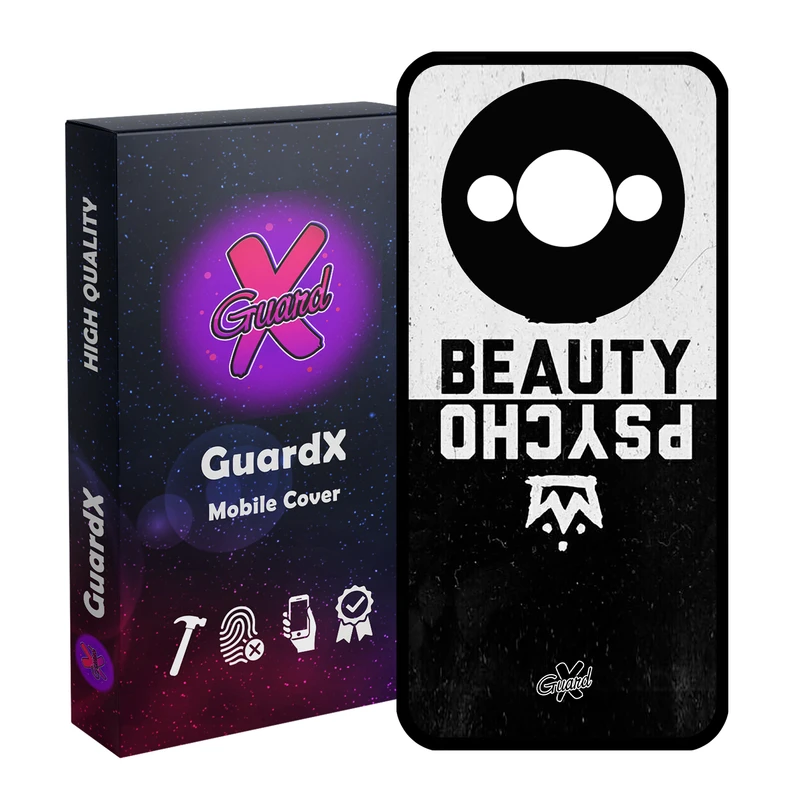 کاور گارد ایکس طرح Beauty Psycho مدل قاب Glass10094 مناسب برای گوشی موبایل شیائومی Redmi A3 4G/ A3X 4G/ Poco C61