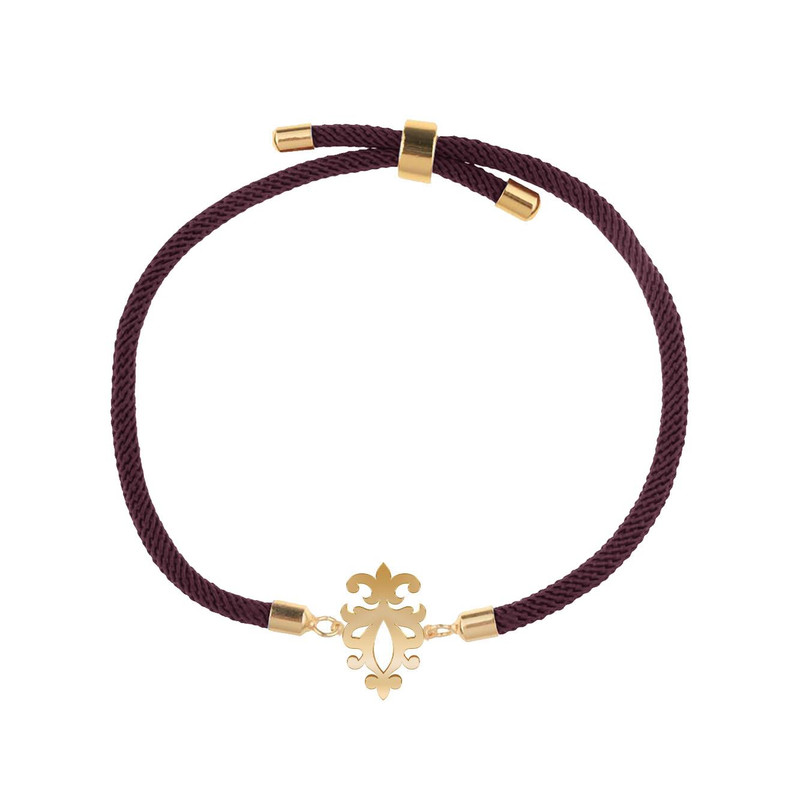 دستبند طلا 18 عیار زنانه مدوپد مدل اسلیمی کد D11-10688