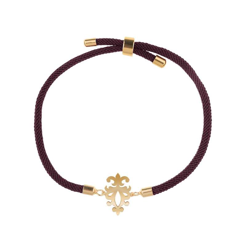 دستبند طلا 18 عیار زنانه مدوپد مدل اسلیمی کد D11-10688 دستبند طلا 18 عیار زنانه مدوپد مدل اسلیمی کد D11-10688