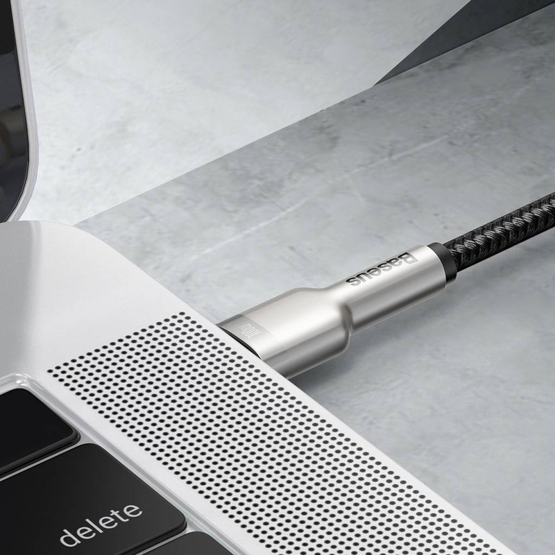 کابل تبدیل USB-C باسئوس مدل Metal Data Cable-100W طول 2 متر