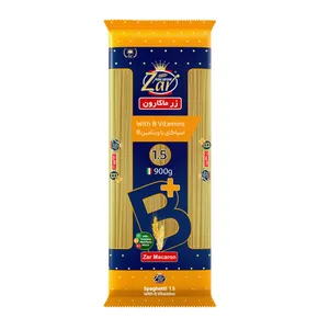 اسپاگتی قطر 1.5 حاوی ویتامین B زر ماکارون - 900 گرم