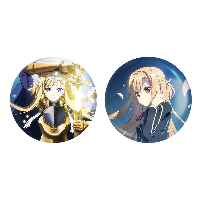 پیکسل خندالو مدل آسونا و آلیس ساما انیمه هنر شمشیر زنی آنلاین کد 1206712066 مجموعه 2 عددی