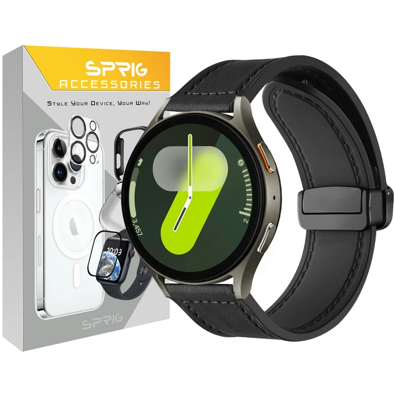 بند اسپریگ مدل SIC Magnetic Leather TW مناسب برای ساعت هوشمند سامسونگ Galaxy Gear S3 / Watch 3 45mm / Watch 46mm / S3 Frontier / S3 Classic Gear 2 R380
