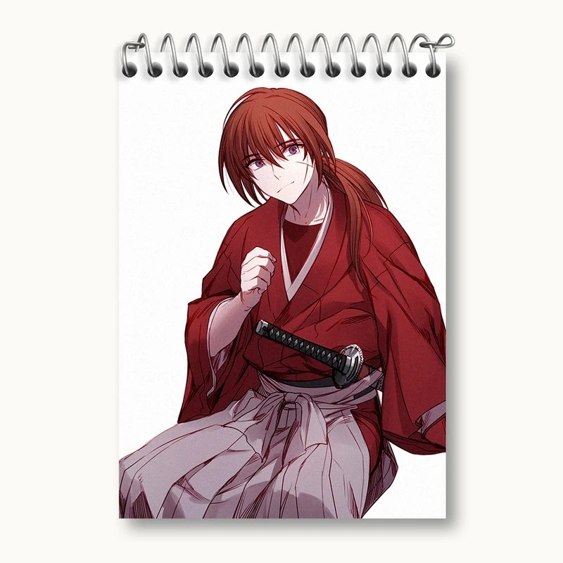 دفتر یادداشت 50 برگ خندالو مدل انیمه رورونی کنشین کد 34915