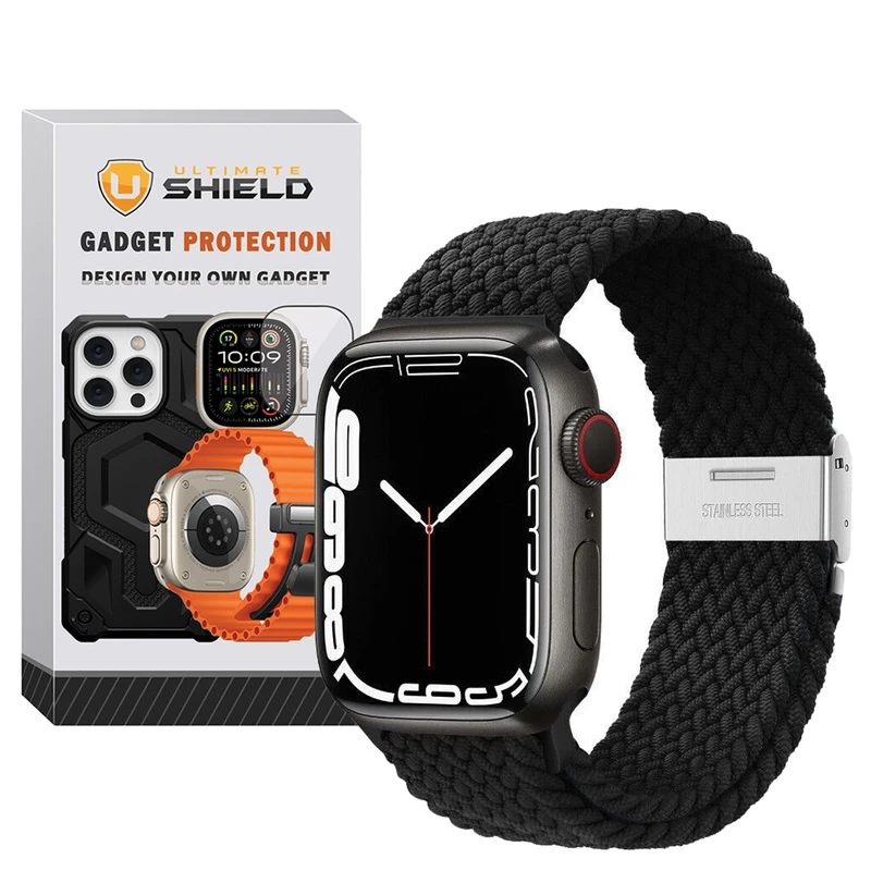 بند آلتیمیت شیلد مدل Braided GK مناسب برای اپل واچ سری SE2021/7/8/9 سایز 41mm
