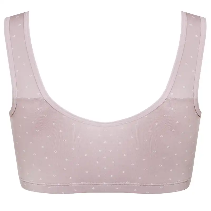 سوتین شیردهی ماییلدا مدل پددار بدون فنر دکمه ای کد 4476 رنگ کالباسی