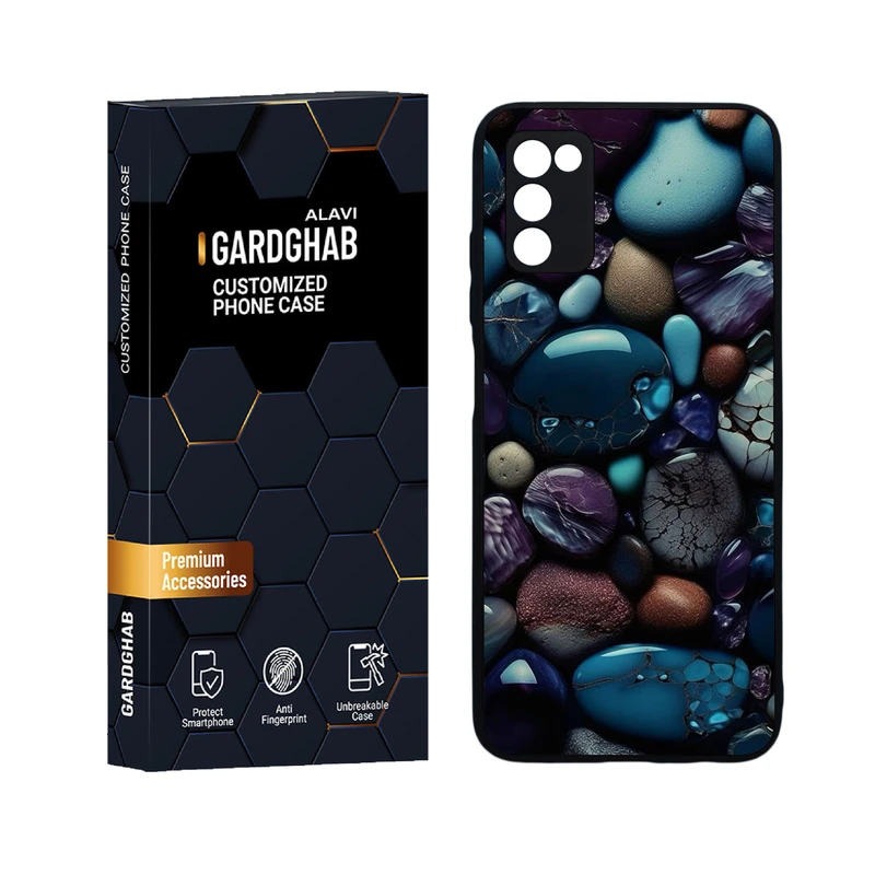کاور گارد قاب علوی دورژله ای مدل هنری مناسب برای گوشی موبایل سامسونگ Galaxy A03s