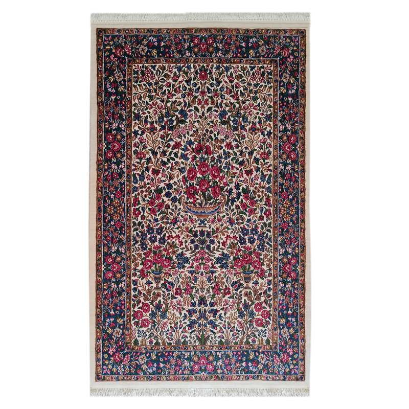 فرش دستبافت سه و نیم متری مدل کرمان کد 960