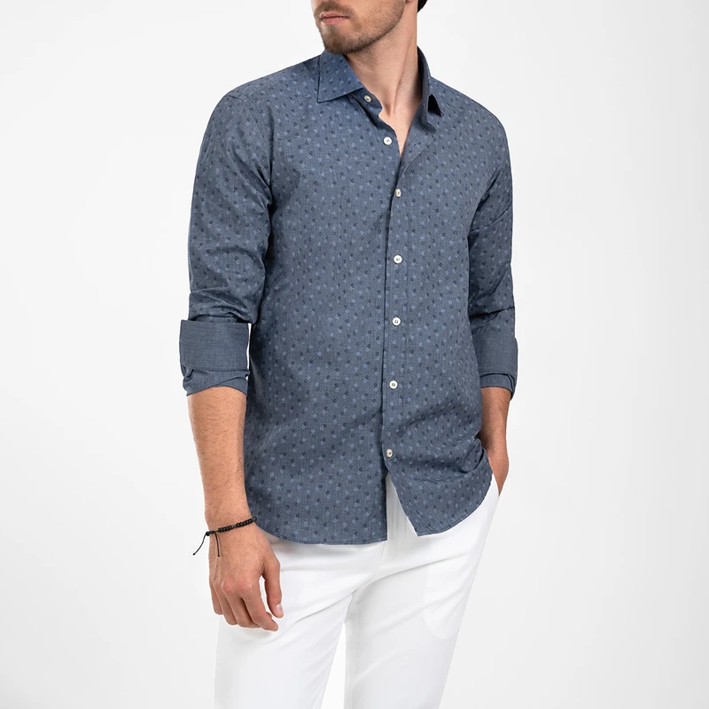 پیراهن آستین بلند مردانه ام کی مدل 1875