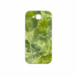 MAHOOT Green Crystal Marble Cover Sticker for Honor 3X G750