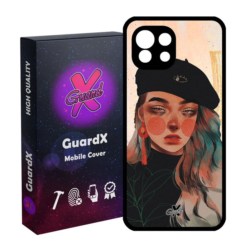 کاور گارد ایکس طرح Girl مدل Glass10321 مناسب برای گوشی موبایل شیائومی Mi 11 Lite