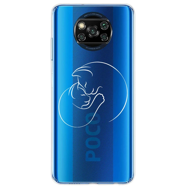 کاور مگافون طرح گربه مدل C61-W مناسب برای گوشی موبایل شیائومی Poco X3 / X3 NFC / X3 Pro