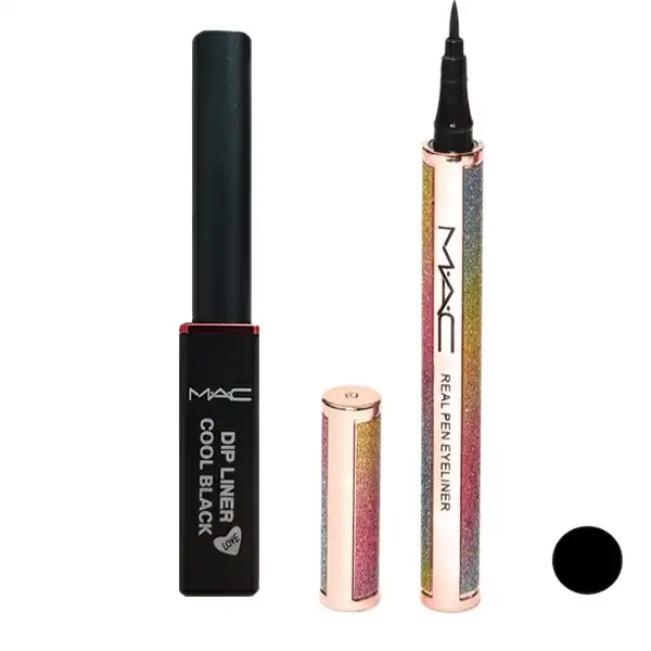 خط چشم مک مدل REAL به همراه خط چشم مک مدل LIQUED