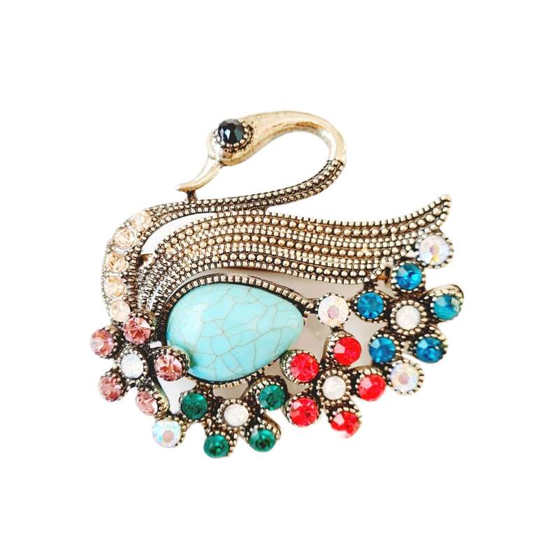 سنجاق سینه دخترانه فشن مدل قو سنجاق سینه دخترانه فشن مدل قو