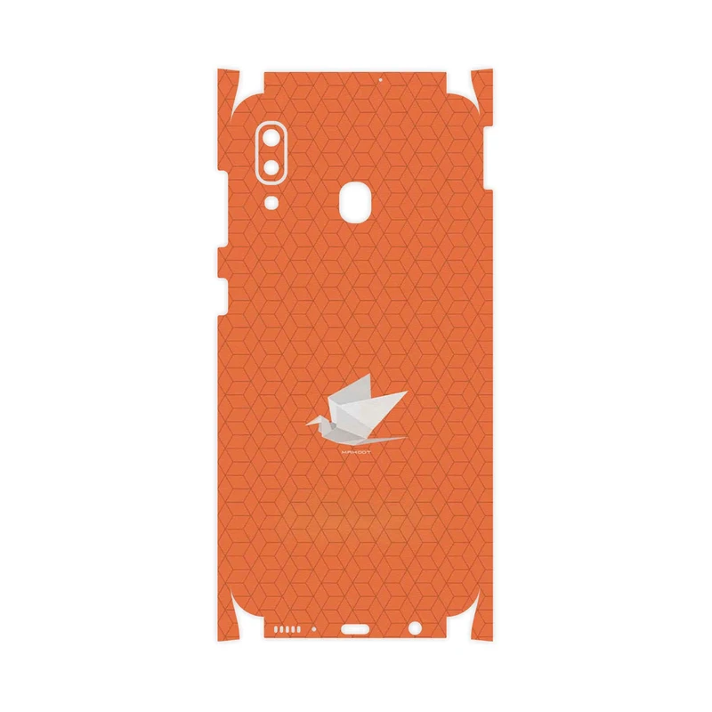 برچسب پوششی ماهوت مدل Minimalist origami bird-FullSkin مناسب برای گوشی موبایل سامسونگ Galaxy M10s