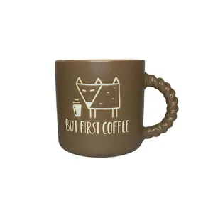 ماگ مدل گوزنی but first coffe کد FBH9