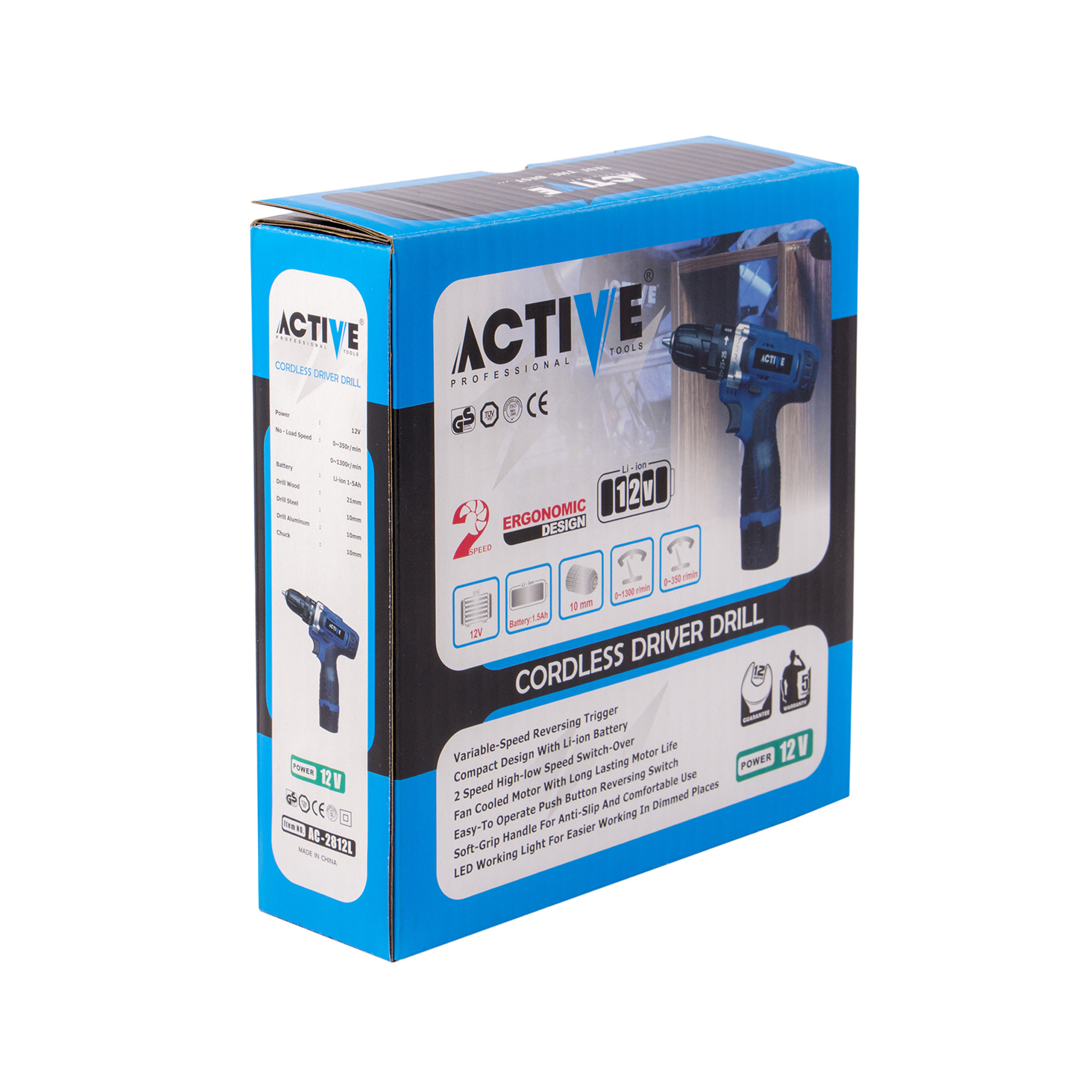 پیچ گوشتی شارژی اکتیو تولز مدل AC-2812L پیچ گوشتی شارژی اکتیو تولز مدل AC-2812L