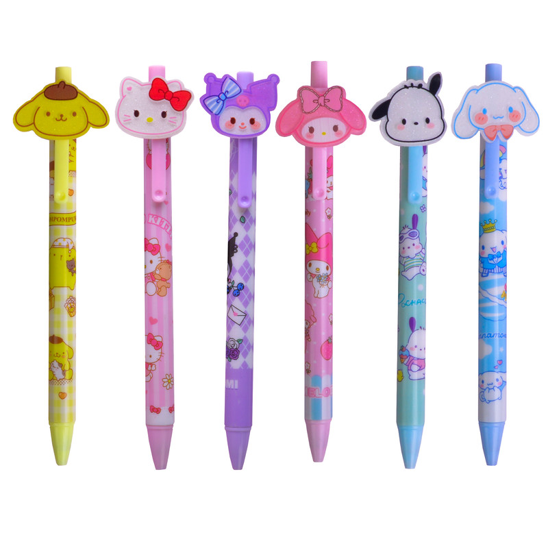 خودکار مدل کلیکی طرح کرومی و ملودی و دوستان بسته 6 عددی