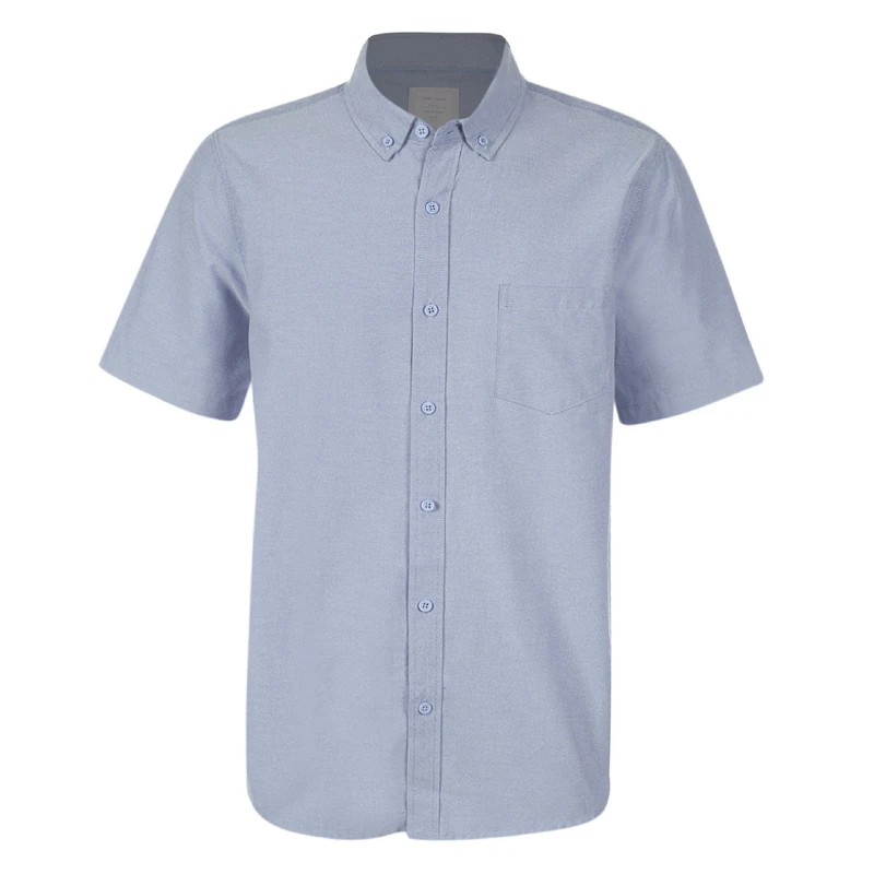 پیراهن آستین کوتاه یقه برگردان مردانه جوتی جینز مدل بیسیک 2025 کد 3030180