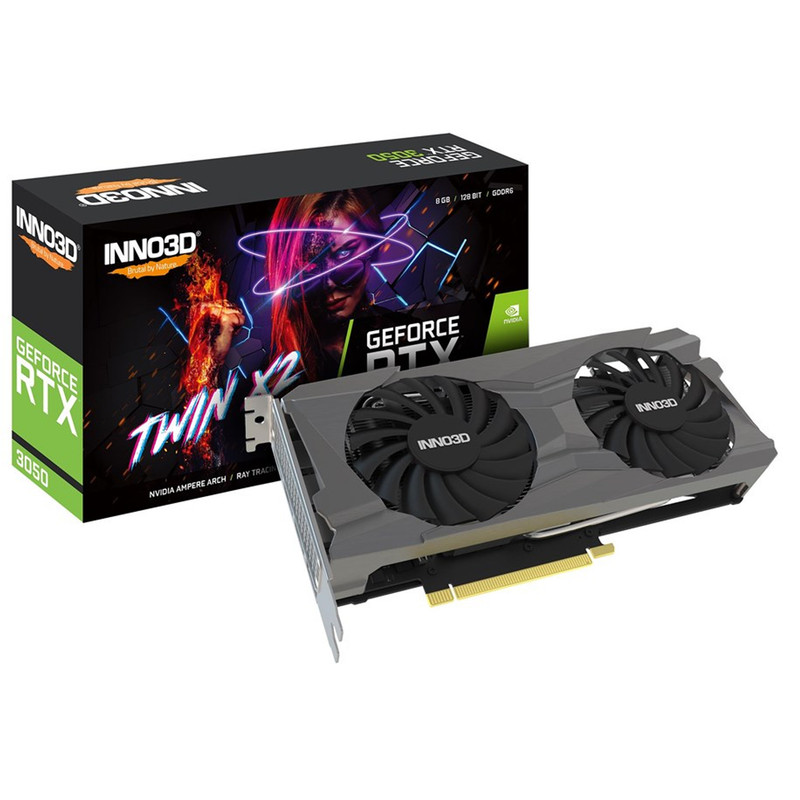 کارت گرافیک اینو تیری دی مدل GeForce RTX 3050 Twin X2
