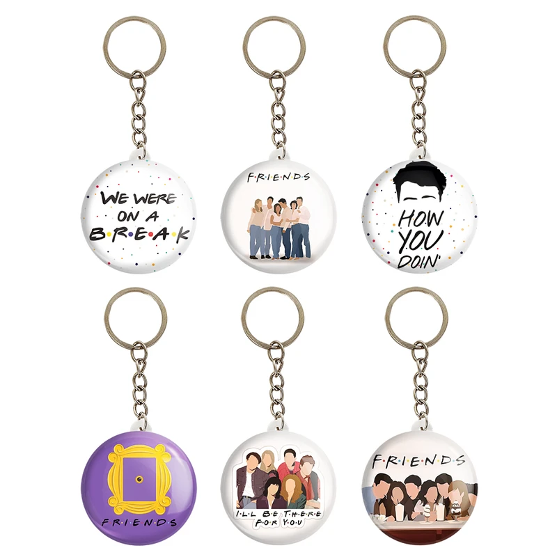  جاکلیدی خندالو طرح سریال فرندز کد 184A مجموعه 6 عددی