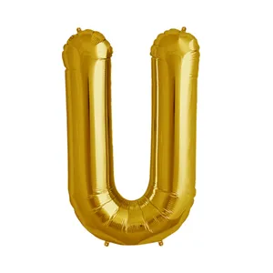 بادکنک فویلی سورتک طرح حرف U کد ST0299