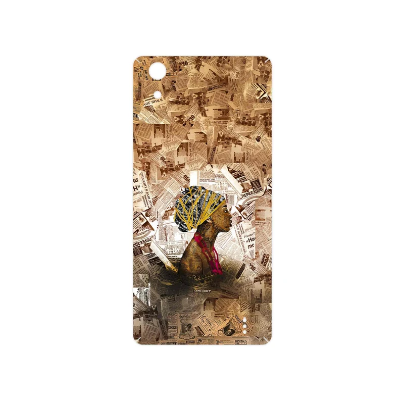 برچسب پوششی ماهوت مدل Collage of African Women مناسب برای گوشی موبایل جی ال ایکس Maad