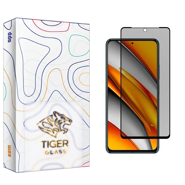 محافظ صفحه نمایش حریم شخصی تایگر گلس مدل SAM2 مناسب برای گوشی موبایل شیائومی Poco F4