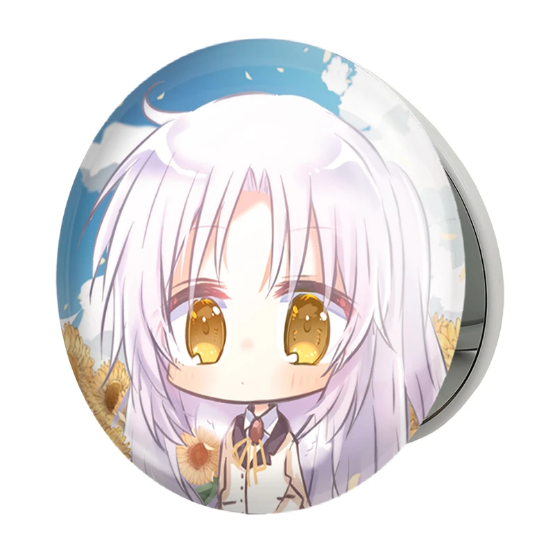 آینه جیبی خندالو طرح کاناده انیمه آنجل بیتس مدل تاشو کد 31915