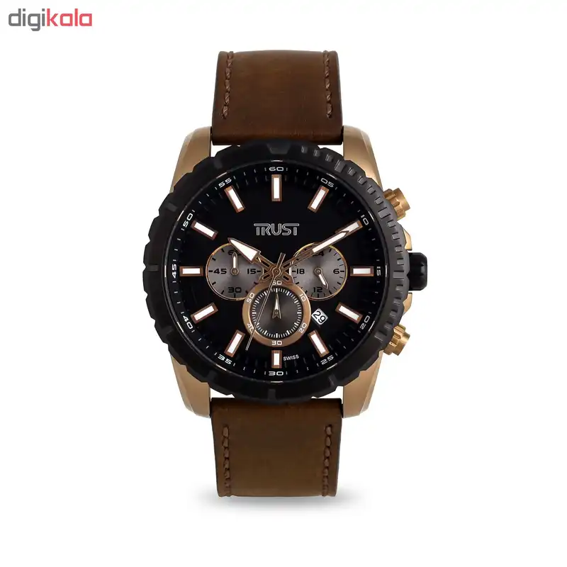 ساعت مچی عقربه ای مردانه تراست مدل G496IQD