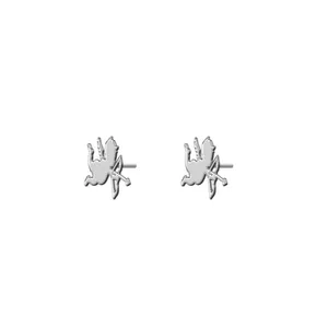 گوشواره نقره ترمه 1 طرح فرشته کد E217