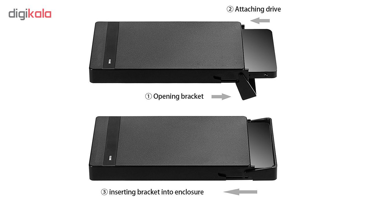 باکس تبدیل SATA به USB 3.0 هارد دیسک2.5 اینچی فیدکو مدل k2