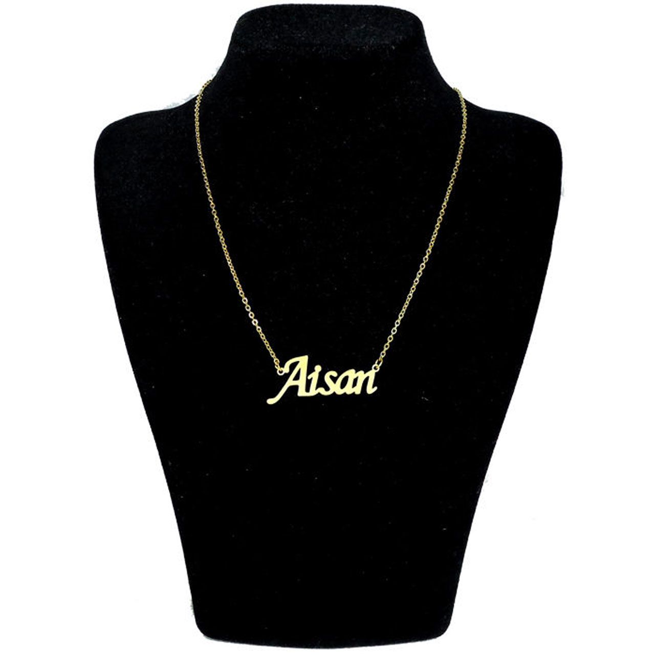 گردنبند نقره طرح اسم آیسان کد 01 -  - 1