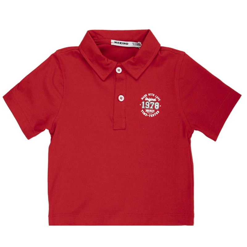 پولوشرت آستین کوتاه پسرانه مدل MDSS-CH3252