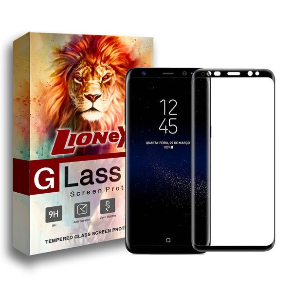 محافظ صفحه نمایش نانو 3D لایونکس مدل FSP مناسب برای گوشی موبایل سامسونگ Galaxy S8 محافظ صفحه نمایش نانو 3D لایونکس مدل FSP مناسب برای گوشی موبایل سامسونگ Galaxy S8