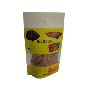 غذای ماهی زبرا مدل red shrimp وزن50 گرم