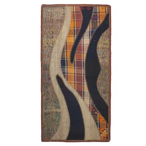 کلاژ گلیم دستبافت نیم متری کد n14108