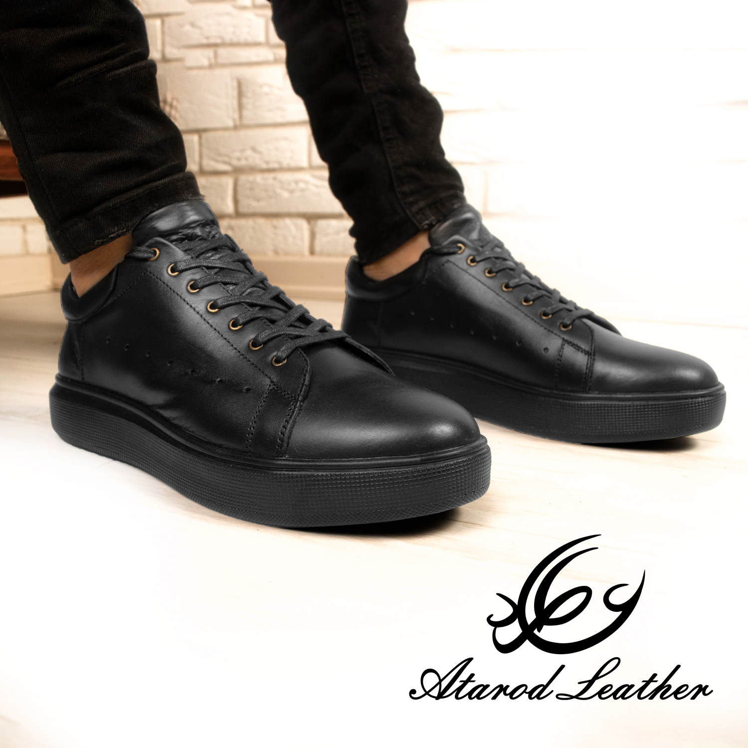 کفش روزمره مردانه چرم عطارد مدل چرم طبیعی کد SH60 -  - 15