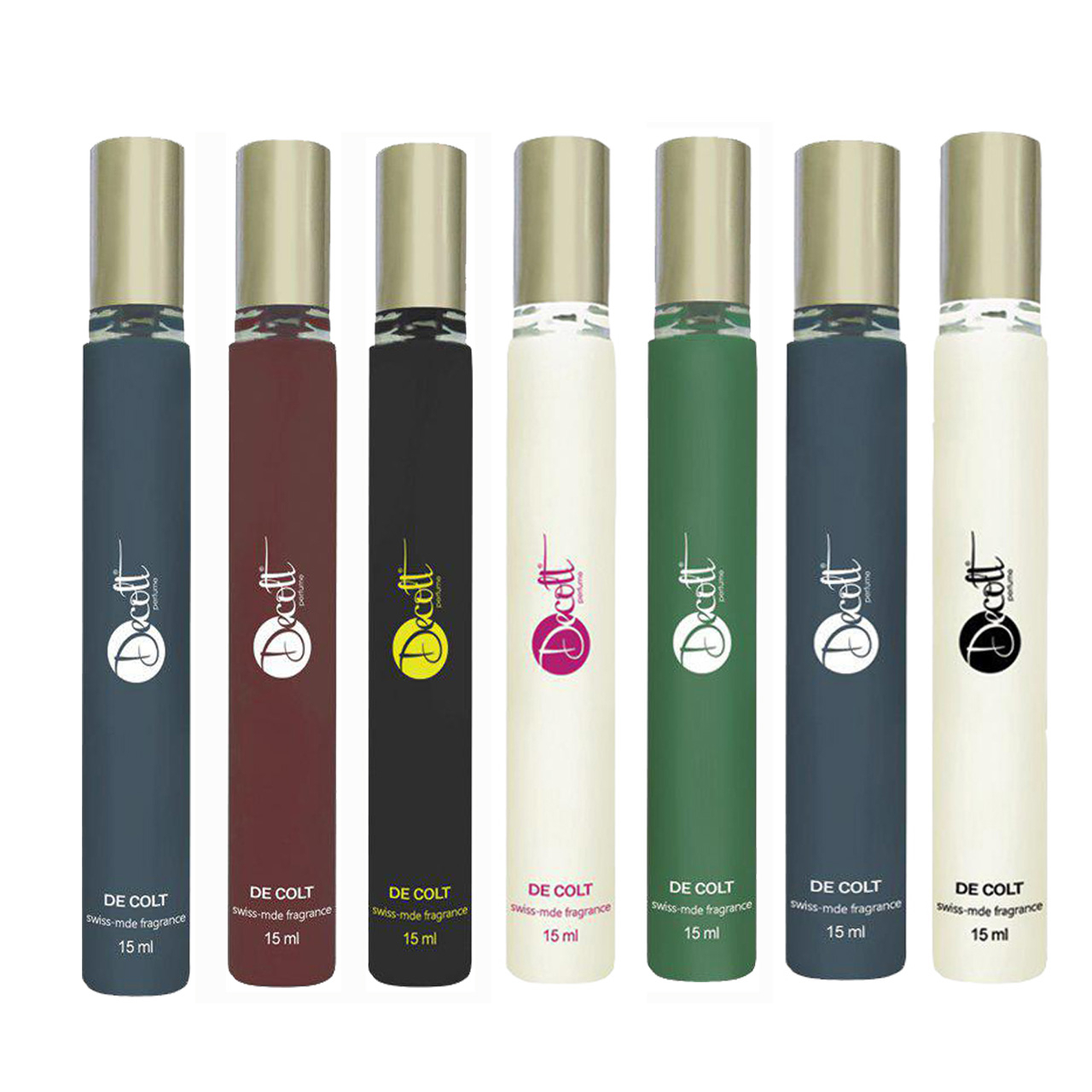 عطر جیبی دکلت مدل 69 حجم 15 میلی لیتر مجموعه 7 عددی