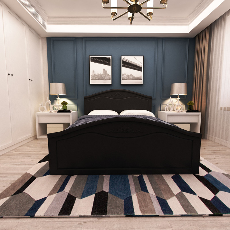 تخت خواب دونفره اعیان مدل FH403 سایز 160x200 سانتی متر