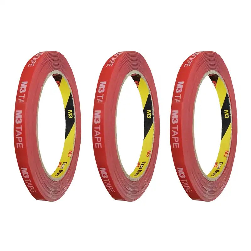 ‌چسب دوطرفه تری ام مدل 02 عرض 1 سانتی متر بسته 3 عددی