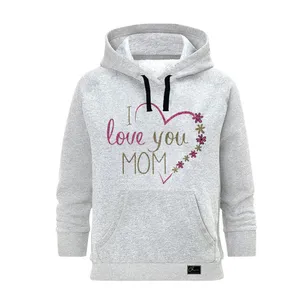 هودی زنانه مدل مادر کد J179 رنگ طوسی