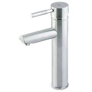 Shouder Monaco Plus Tall Basin Faucets Steel