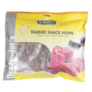 غذای تشویقی سگ دکتر کلادرز مدل Trainee Snack Huhn وزن 500 گرم