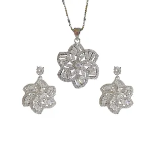 نیم ست نقره زنانه مدل A107