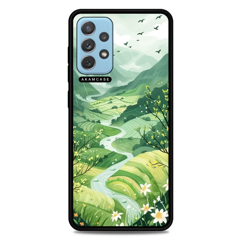 کاور آکام مدل AMC-WSGA72-NATURE-15 مناسب برای گوشی موبایل سامسونگ Galaxy A72